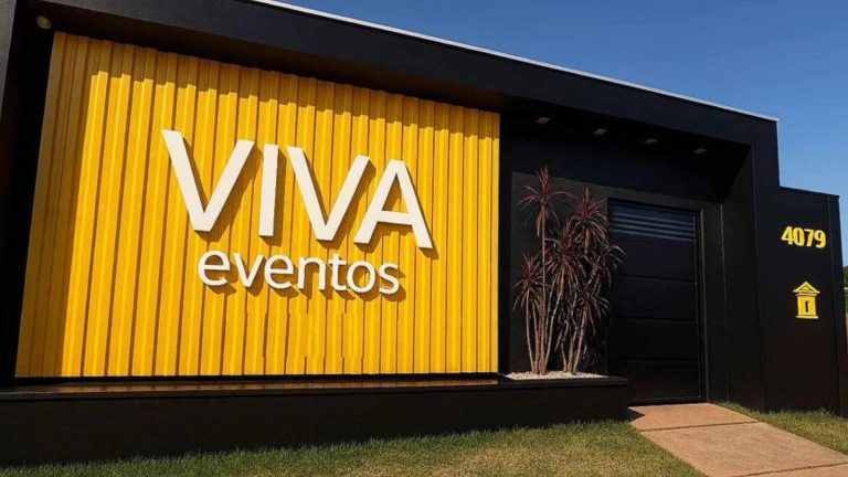Viva Eventos, Sede, Letreiro,
