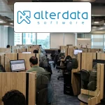 Alterdata Software, escritório, logotipo,