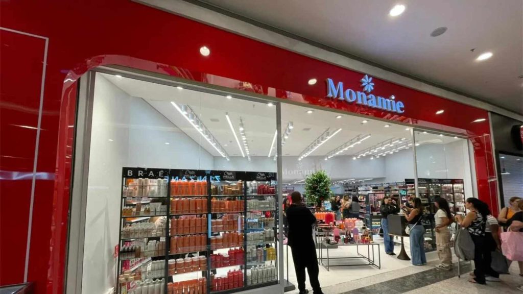 Monamie Cosméticos, Funcionário, Clientes, Letreiro, Cosméticos,