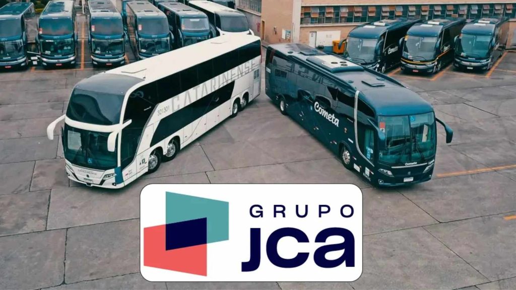 Grupo Jca Está Com Vagas Para Executivo De Vendas, Líder De Serviços Gerais E Analista No Rj 1 Grupo Jca, Logotipo, Ônibus, Garagem,