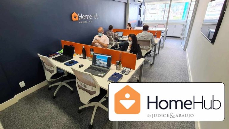 Homehub Imobiliária Tem Vagas Para Assistente Administrativo, Representante De Vendas E Corretor No Rj 17 Homehub Imobiliária, Logotipo, Funcionários, Escritório,