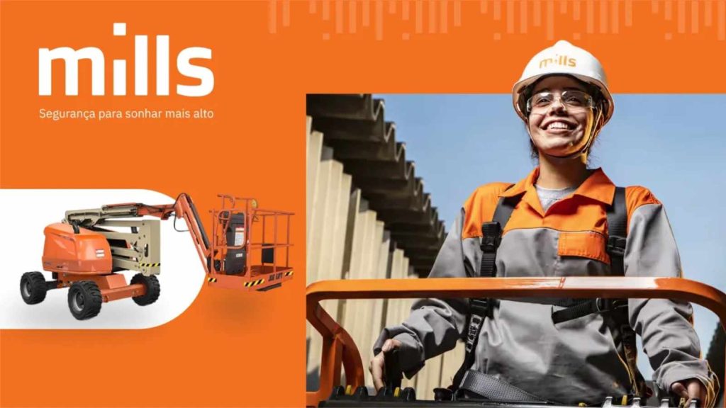 Mills, Logotipo, Operário, Equipamento,