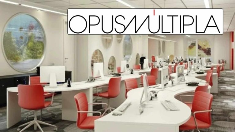 Opusmúltipla, Logotipo, Escritório,
