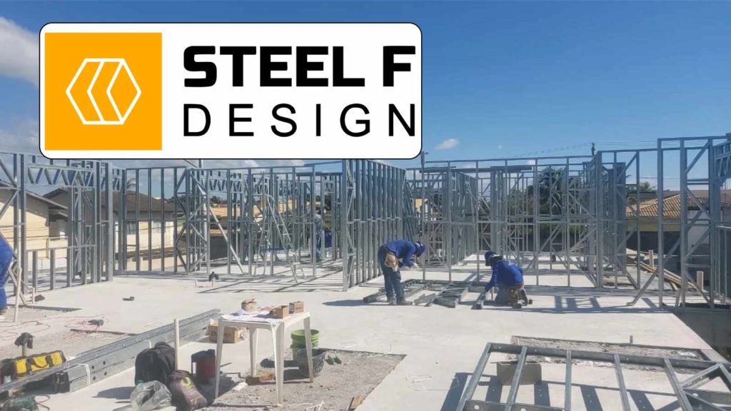 Steel F Design, Logotipo, Operários, Obra,