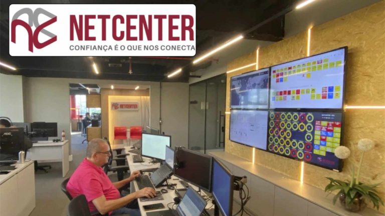 Netcenter, Logotipo, Funcionário, Central De Monitoramento,