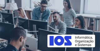 IOS Informática, funcionários, escritório, logotipo,