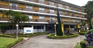 Sesc, sede, letreiro,