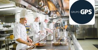 Grupo GPS, logotipo, catering,