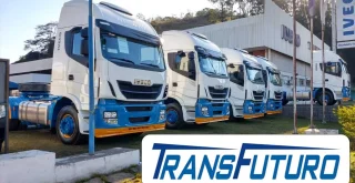 Transfuturo Transportes, caminhões, logotipo,