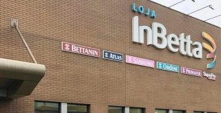 inbetta, sede, letreiros,