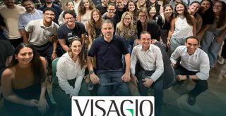 visagio, funcionários, logotipo,